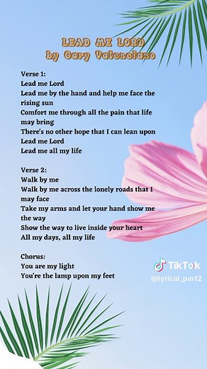 Lead Me Lord Lyrics - Worship Song by Gary Valenciano