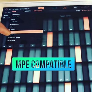 iOs KB-1 EXPRESSIVE MIDI KEYBOARD App Quick look and Mac USB connection Setting👀👩🏼‍🏫