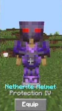 RED EYE DEMON ARMOR IN MINECRAFT #minecraft #shorts