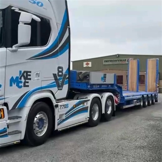 13K views · 157 reactions | McKee Ltd on collection of new Faymonville 4 axle low loader Mckee Ltd Faymonville Trailers to the MAX | Ashbourne Truck Centre | Facebook