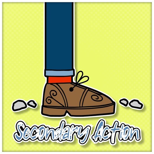 12 Principles of animation: Secondary action