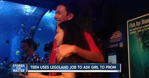Teen gets prom date with Legoland proposal