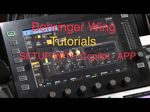 How to set up Behringer Wing with the Copilot App