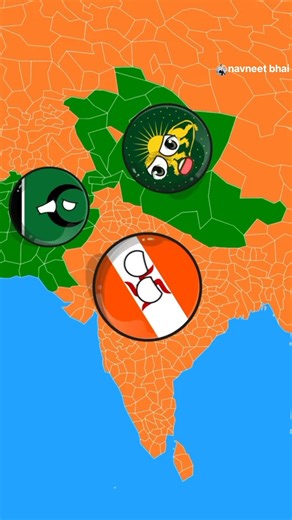 Akhand Bharat defeated the Mughalempire#shorts#countryballs