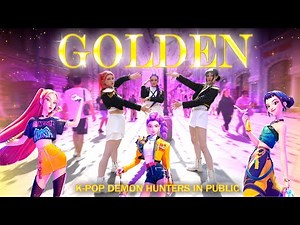 [K-POP DEMON HUNTERS IN PUBLIC | ONE TAKE] HUNTR/X - GOLDEN dance by CxD community
