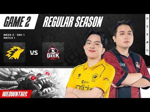 ONIC vs GEEK | Regular Season Week 2 Day 1 | Game 2 | #MPLIDS17