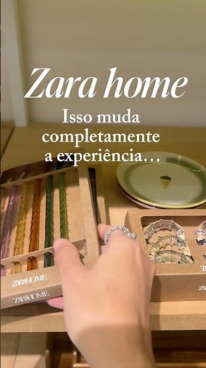 ZARA HOME: Isso muda completamente a experiência…#zarahome #homedecor #casa