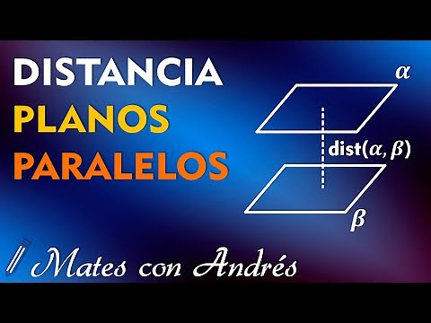 DISTANCIA entre DOS PLANOS PARALELOS | Geometría analítica 2º de bachillerato