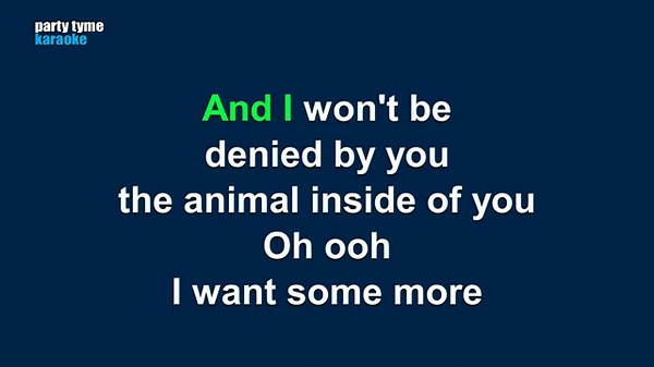 Neon Trees - Animal (Karaoke Version)