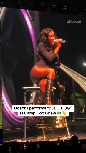 74K views · 4.7K reactions | Swamp Princess  Doechii performs “BULLFROG” at Camp Flog Gnaw   | Billboard Hip-Hop | Facebook