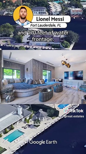 Lionel Messi’s mansion in Fort Lauderdale, Florida worth $10.75 million. #messi #lionelmessi #worldcup #argentina #soccer
