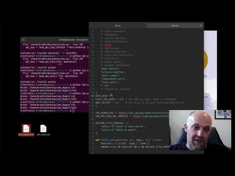 Testing a Python Script for SAM.gov Contracts