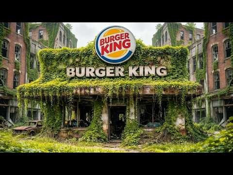 Bringing the Abandoned Burger King Building Back to Life (ASMR) TIME-LAPSE