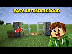 This Automatic Door Is So Easy (Minecraft)