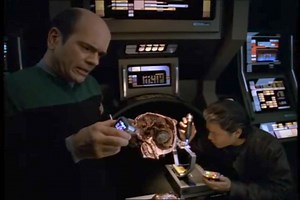 Starfleet Records. Fleet's personnel. Seven of Nine. Scientific accomplishments: Seven assisted in the construction of the quantum slipstream drive installed aboard Voyager in 2375. In an alternate timeline, the use of the drive destroyed the ship, killing her and everyone else aboard. However, just after the drive was activated, a signal from that timeline was received by Seven via her cortical implants. This signal contained phase corrections that, when used, collapsed the slipstream, eliminat