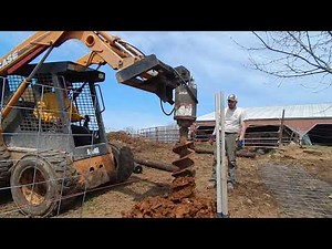 Auger Attachement for Case Skid Steer