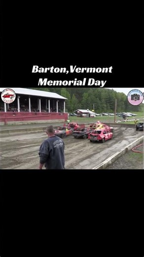 Clip from “Barton,VT Memorial Day Demolition Derby 2026”