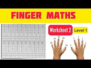Finger Maths/ Finger Abacus Level 1 Worksheet 2 Full Solution