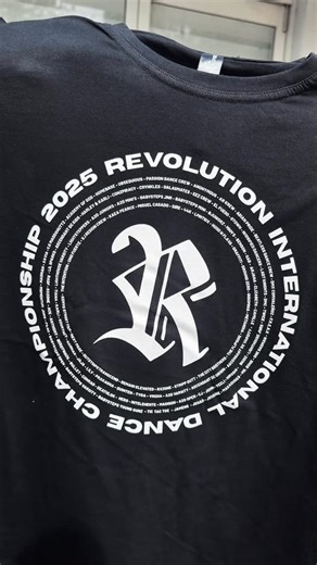 Revolution International Dance Championship on Instagram: "9 DAYS TO GO! Our 2025 t-shirt for all our dancers ❤️‍🔥 There will limited stock left at our merch stall, so get in quick 🙌🏼 INTERNATIONAL COMPETITION 📅 Saturday 22nd November - 4PM 📍 Enjoy Venues - 41 Lance Rd, Sunshine North KAEA PEARCE WORKSHOP 📅 Sunday 23rd November - 1PM 📍O2 Dance Studios, Melbourne Limited spots left! Buy your tickets here ⬇️ or link in bio bit.ly/revolution2025 www.revolutiondancechampionship.com"