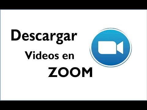Como descargar videos de la plataforma de zoom