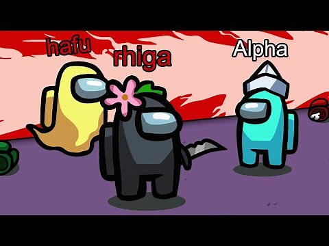 AMAZING WIN 1v8 ! Among Us (Ft. itsHafu, Alpha & more!)