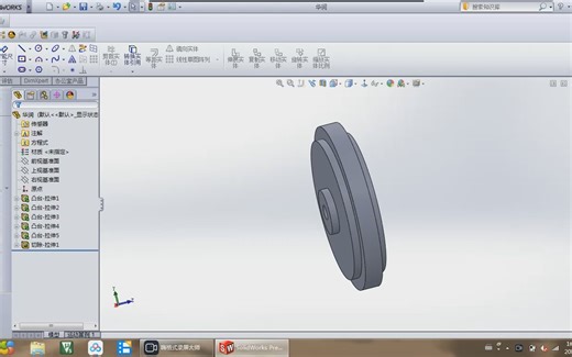 SolidWorks 2012 绘制万向轮