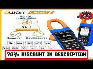 Why Everyone’s Talking About This Product! OWON CMS101 1000A CMS061 600A 3 In 1 AC/DC Clamp Teter+