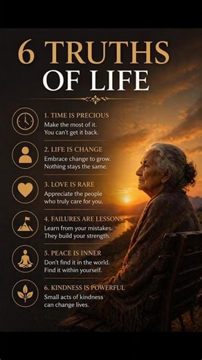 6 Truths of Life You Must Accept (No One Tells You This!) #shorts #motivation