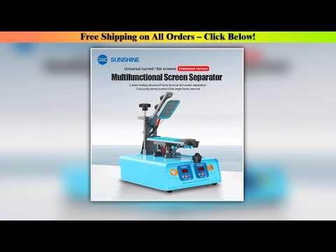 SUNSHINE S-918M Multi Functional Thermal Screen Separation Machine Universal Curved