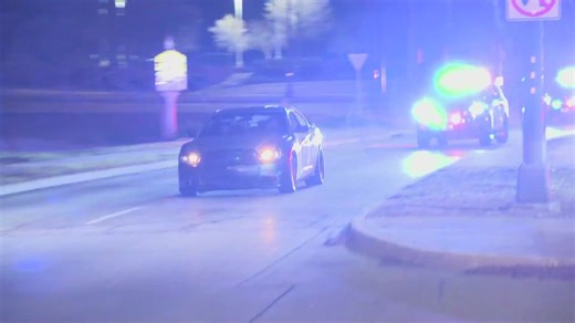 Police cruisers and a helicopter spent over an hour chasing this vehicle. WFAA caught the chase as it was happening.