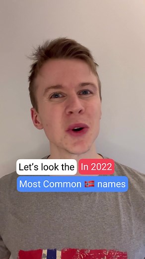 Top 3 names in Norwegian🇳🇴 Both men and women! #learnnorwegian #speaknorwegian #norwegianlanguage #norwegian #norwegianculture