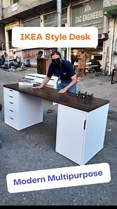 6.4K views · 537 reactions | IKEA-style modern desk table furniture...