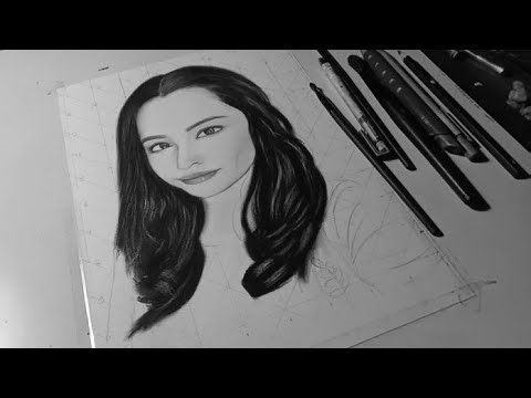 Realistic hair draw for bignner // how to draw Hair draw💯😍