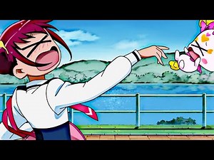 (1080p) Miyuki bumps into Candy (Smile Precure) (Subtitle)