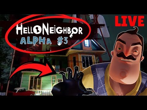 My Neighbor hides a secret... - hello neighbor alpha 3 #helloneighbor