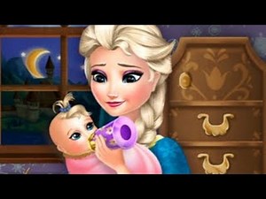 Disney Frozen baby care - Elsa with babies | Disney Baby Princess Games