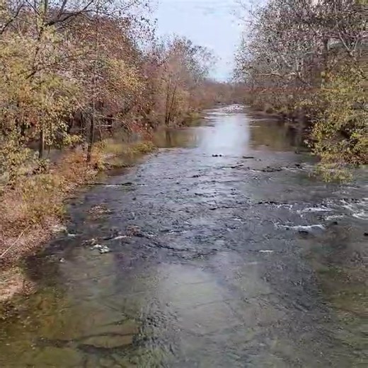 Finley River from on the bridge. | Bob Mitchell