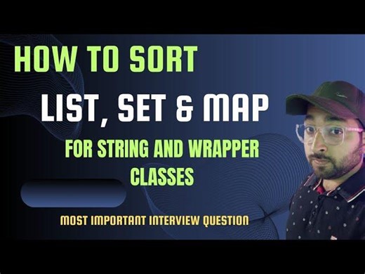 Natural Sorting for List, Set, Map Collections | Lecture 2 | Prince Kumar
