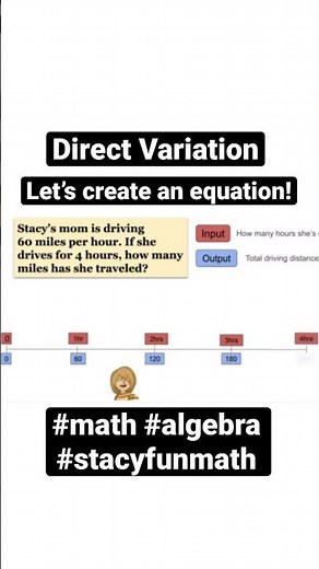 How to find direct variation? #directvariation #algebra #constantrateofchange
