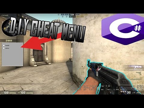 How to make your own c# cheat menu overlay in 10 minutes!