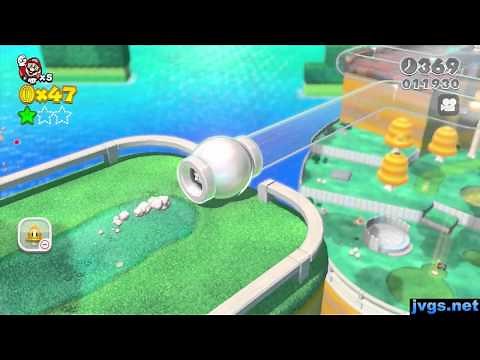 Super Mario 3D World - World 1-1 Gameplay