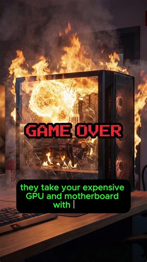 Your PC Will EXPLODE! 💥 Stop Buying Cheap PSUs 🛑 #shorts