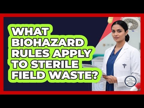 What Biohazard Rules Apply To Sterile Field Waste?
