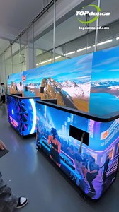 🎧 Curved DJ LED Booth 🎧 Elevate your performance with 270° curved LED display, high refresh rate and plug-and-play mobility. ✅ 270° Curved LED Display – Full immersive viewing experience ✅ 7680Hz High Refresh Rate – Ultra-smooth visuals for flawless performance ✅ Built-in Power Sockets & Drawers – Convenient storage and easy access Perfect for DJs, events, and mobile setups. Create an unforgettable stage presence with TopDance Curved DJ LED Booth! 📱 WhatsApp: 86 185 6518 7199 📧 Email: sales6