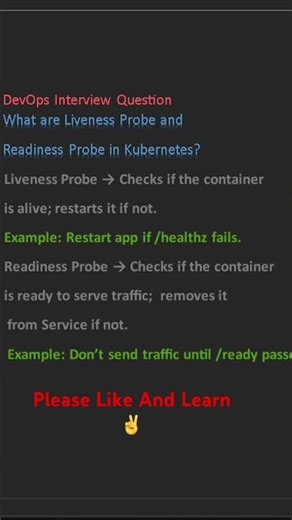 Devops Interview Questions and Answers #kubernetes#devops #cloudcomputing #devopslife