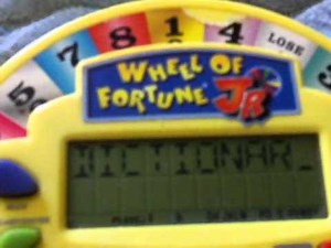 Wheel of Fortune Jr. Electronic Game Run (Game 1)