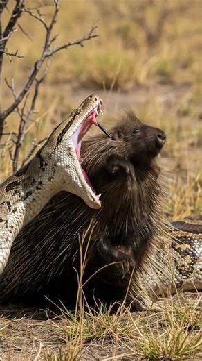 The Deadly Encounter: Snake vs Porcupine