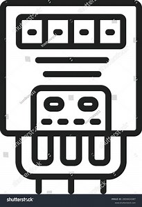 Energy Meter Icon Vector Image Suitable Stock Vector (Royalty Free) 2659424387 | Shutterstock