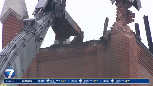Final portion of historic Catholic church torn down