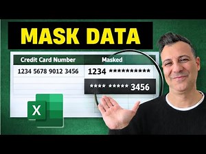 Mask Sensitive Data in Excel Using Formulas